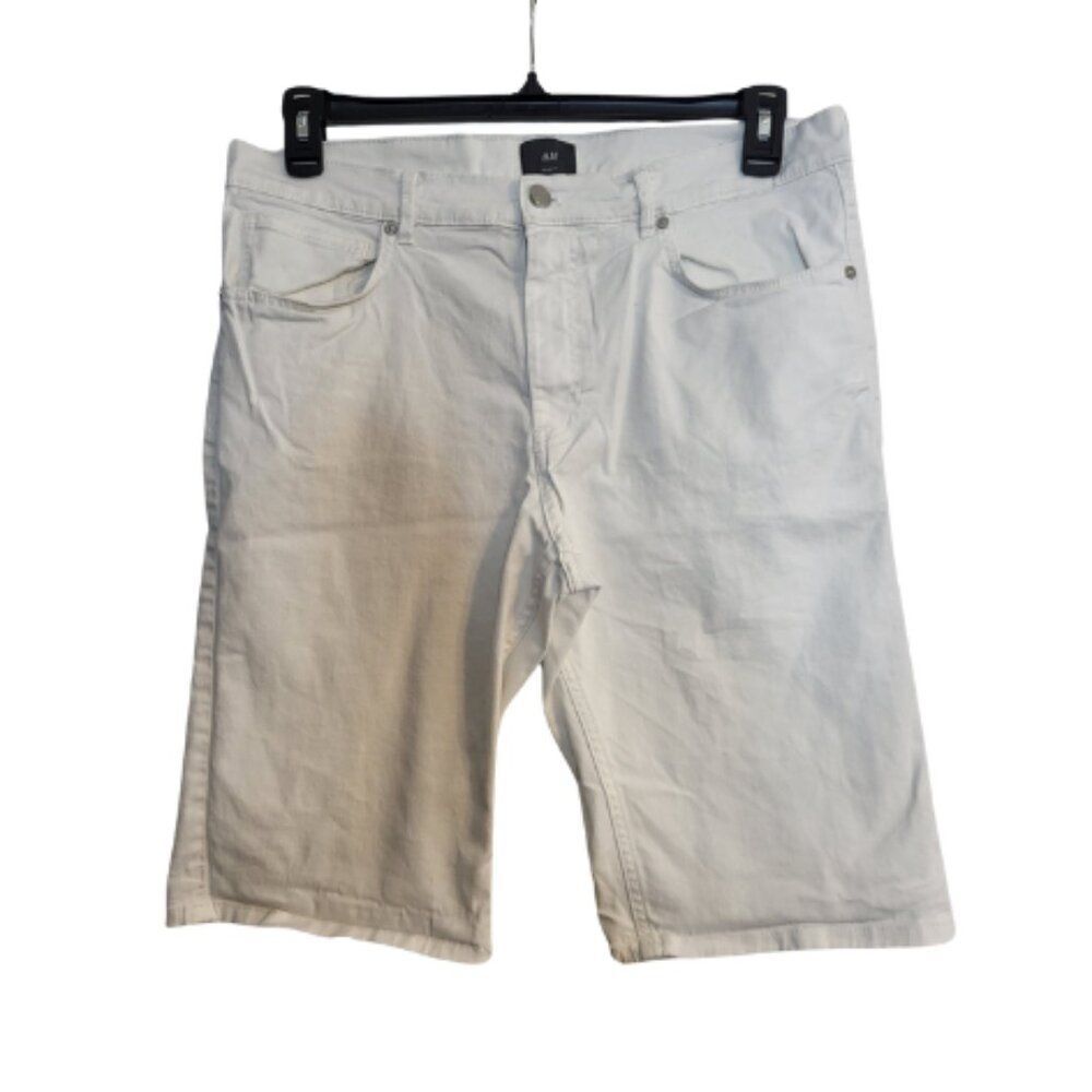 H&M Mens White Shorts  SC0529D